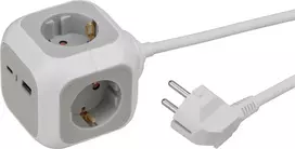 Maitinimo juosta Brennenstuhl Maitinimo kubas 4 lizdai + USB PD20W A+C 1,4 m (1150100010)