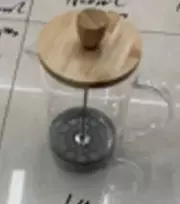 Stiklinis kavinukas su nuspaudžiamu filtru 800 ml