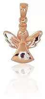 Diamond Sky Jewelry Auksinis pakabukas su cirkoniais „Angel XI“