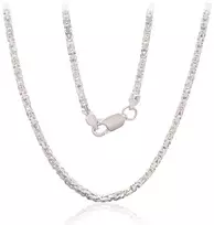 Diamond Sky Jewelry Itališka sidabrinė grandinėlė „Byzantium“