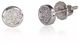 Diamond Sky Jewelry Auksiniai auskarai-vinukai su deimantais „Perfection IX“