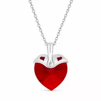 Diamond Sky Jewelry Sidabrinis pakabukas „Cupid (Siam)“ su Swarovski® kristalais