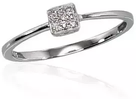 Diamond Sky Jewelry Auksinis žiedas su deimantais „Solitaras V“