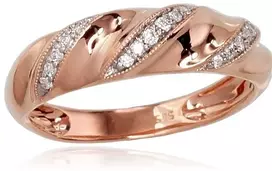 Diamond Sky Jewelry Auksinis žiedas su deimantais „Aveyron III“