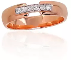 Diamond Sky Jewelry Auksinis žiedas su deimantais „Tokijas XII“