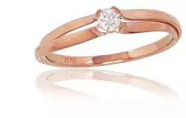 Diamond Sky Jewelry Auksinis žiedas su deimantais „Gražus Sapnas III“
