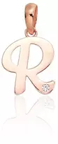 Diamond Sky Jewelry Auksinis raidės pakabukas su cirkoniais „R IV“