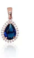 Diamond Sky Jewelry Auksinis pakabukas su cirkoniais „Dangaus Lašas II“