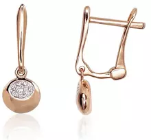 Diamond Sky Jewelry Auksiniai auskarai su deimantais „Klasika III“