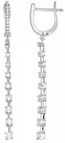 Diamond Sky Jewelry Auksiniai auskarai su deimantais „Nirrti II“