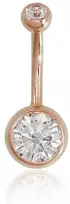 Diamond Sky Jewelry Auksinis pilvo auskaras su cirkoniais „Juno Gold VIII“