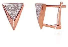 Diamond Sky Jewelry Auksiniai auskarai su deimantais „Melisandra“