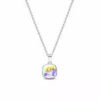 Diamond Sky Jewelry Sidabrinis pakabukas „Glare (Aurora Borealis)“ su Swarovski® kristalais