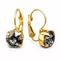 Diamond Sky Jewelry Auskarai „Glory (Juodas Patina)“ su Swarovski® kristalais