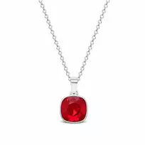 Diamond Sky Jewelry Sidabrinis pakabukas „Glare (Siam)“ su Swarovski® kristalais