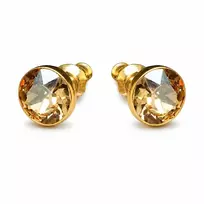 Diamond Sky Jewelry Auskarai „Classic (Golden Shadow)“ su Swarovski® kristalais