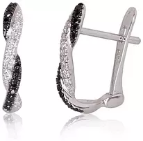 Diamond Sky Jewelry Auksiniai auskarai su deimantais „Roxana II“