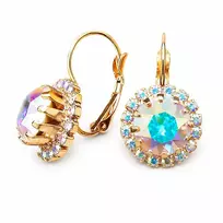 Diamond Sky Jewelry Auskarai „Clarice IX (Aurora Borealis)“ su Swarovski® kristalais