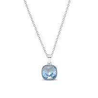 Diamond Sky Jewelry Sidabrinis pakabukas „Glare (Aquamarine)“ su Swarovski® kristalais