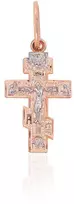 Diamond Sky Jewelry Auksinis kryželis „Išgelbėk ir Apsaugok VI“