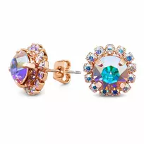 Diamond Sky Jewelry Auskarai „Glory III (Aurora Borealis)“ su Swarovski® kristalais