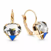 Diamond Sky Jewelry Auskarai „Lucia (Bermuda Mėlyna)“ su Swarovski® kristalais
