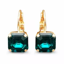 Diamond Sky Jewelry Auskarai „Imperial (Emerald)“ su Swarovski® kristalais