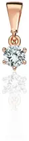 Diamond Sky Jewelry Auksinis pakabukas su cirkoniais „Juno XII“