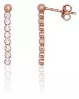 Diamond Sky Jewelry Sidabriniai auskarai-vinukai su cirkoniais „Kristalo Takas II“