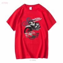 T Shirt Simson DDR Schwalbe moped IFA Motorcycle S 4XL long or short sleeves vintage Washed Top For Everyday Wear homme Soft 4XL gray