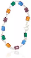 Diamond Sky Jewelry Sidabrinė apyrankė su cirkoniais „Stained Glass“