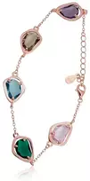 Diamond Sky Jewelry Sidabrinė apyrankė su cirkoniais „Rainbow Drops III“