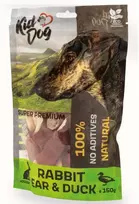 KIDDOG 100% triušio ausys apsuktos antiena 150g