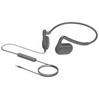 3.5mm Open-Ear Wired Earphones with Microphone, No Ear Blocking, Ear-Hook Style, Volume Control, Listen While Doing Other Things, Clear Calls,