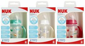 Kūdikių buteliukas Nuk First Choice Learner, 150 ml, 6+ mėn., (spalva/dizainas parenkami atsitiktine tvarka)
