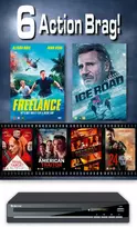 Soul Media 6 veiksmo filmai ir Denverio DVD grotuvas - (DVD)