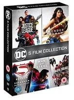 DC COMICS - 5 DVD kolekcijos rinkinys - Riboto leidimo - Teisingumo lyga - Nuostabioji moteris - Savižudžių būrys - Betmenas - Supermenas