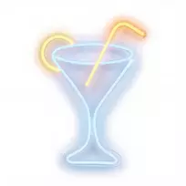 TelForceone Neon plexi LED kokteilinė multikolor fpne02 forever light