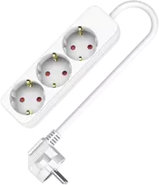 Hand Home Ilgintuvas su trigubu lizdu 3x2p+zi, schuko, 3×1,5; 16A; 1,5 m; balta