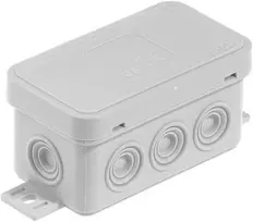 Plastrol Hermetiška įlaidų dėžutė v8 ip-54 80x45x41 8-ių laidų klik su silpninimais pilka