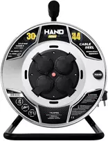 Būgninis ilgintuvas hand heavy; 4x2p+su; ip44; 16a; h05rr-f; 3×1,5; 30m; juoda