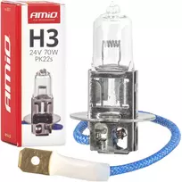 Halogeninė lemputė H3 24V 70W PK22S AMIO-05021