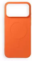 Dėklas Oem Case for iPhone 18 Pro Max / 17 Pro Max Silicone Mag Cover compatible with MagSafe (big hole) oranžinis