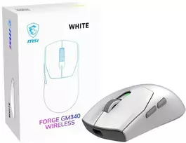 MSI Bevielė pelė forge gm340 balta