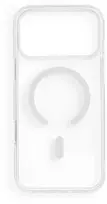 Oem dėklas, skirtas iPhone 18 Pro Max / 17 Pro Max, su apsauga nuo kritimų, spalvotas žiedas, mag Cover, suderinamas su MagSafe, baltas