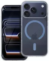 Dėklas Oem Case for iPhone 18 Pro / 17 Pro Drop Glue Colorful Ring Mag Cover compatible with MagSafe light mėlynas