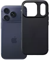 Dėklas Oem Case for iPhone 18 Pro / 17 Pro Carbon Premium juodas