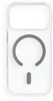 Oem dėklas, skirtas iPhone 18 Pro / 17 Pro Drop Glue spalvotas žiedas Mag dėklas, suderinamas su MagSafe, pilka