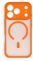Oem dėklas, skirtas iPhone 18 Pro / 17 Pro Full Matte Mag Cover, suderinamas su MagSafe, oranžinis