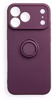 Dėklas Oem Case for iPhone 18 Pro Max / 17 Pro Max Silicone Ring dark cherry